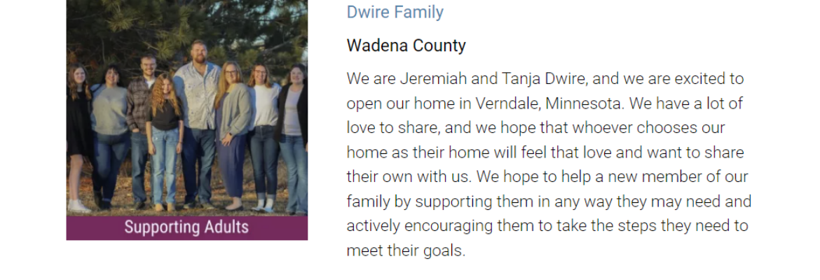 Dwire Family-Verndale, MN