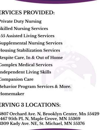 AGAPE HOME CARE SERVICES LLC, Multiple Locations